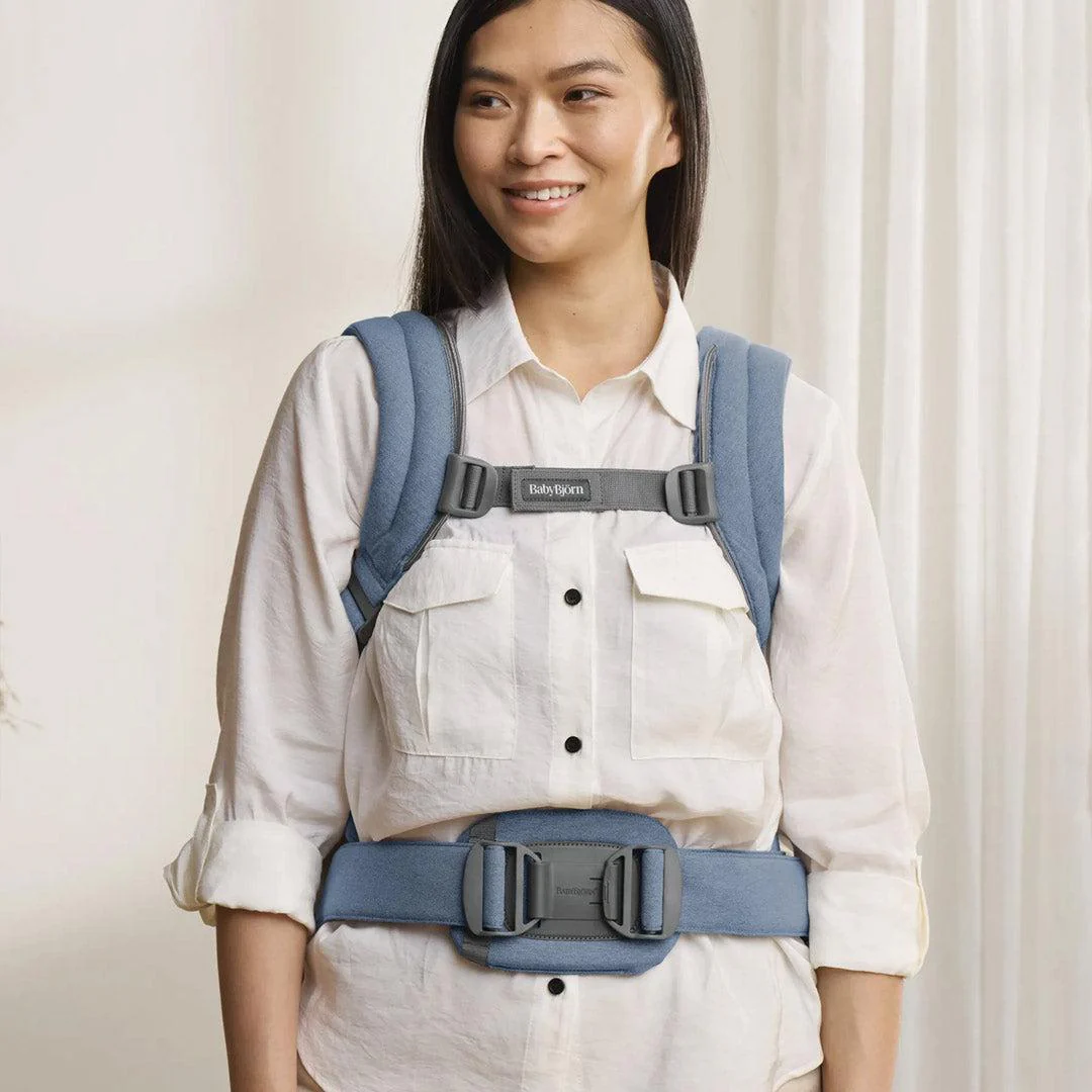 BabyBjorn Harmony Woven Melange - Blue - Image 9