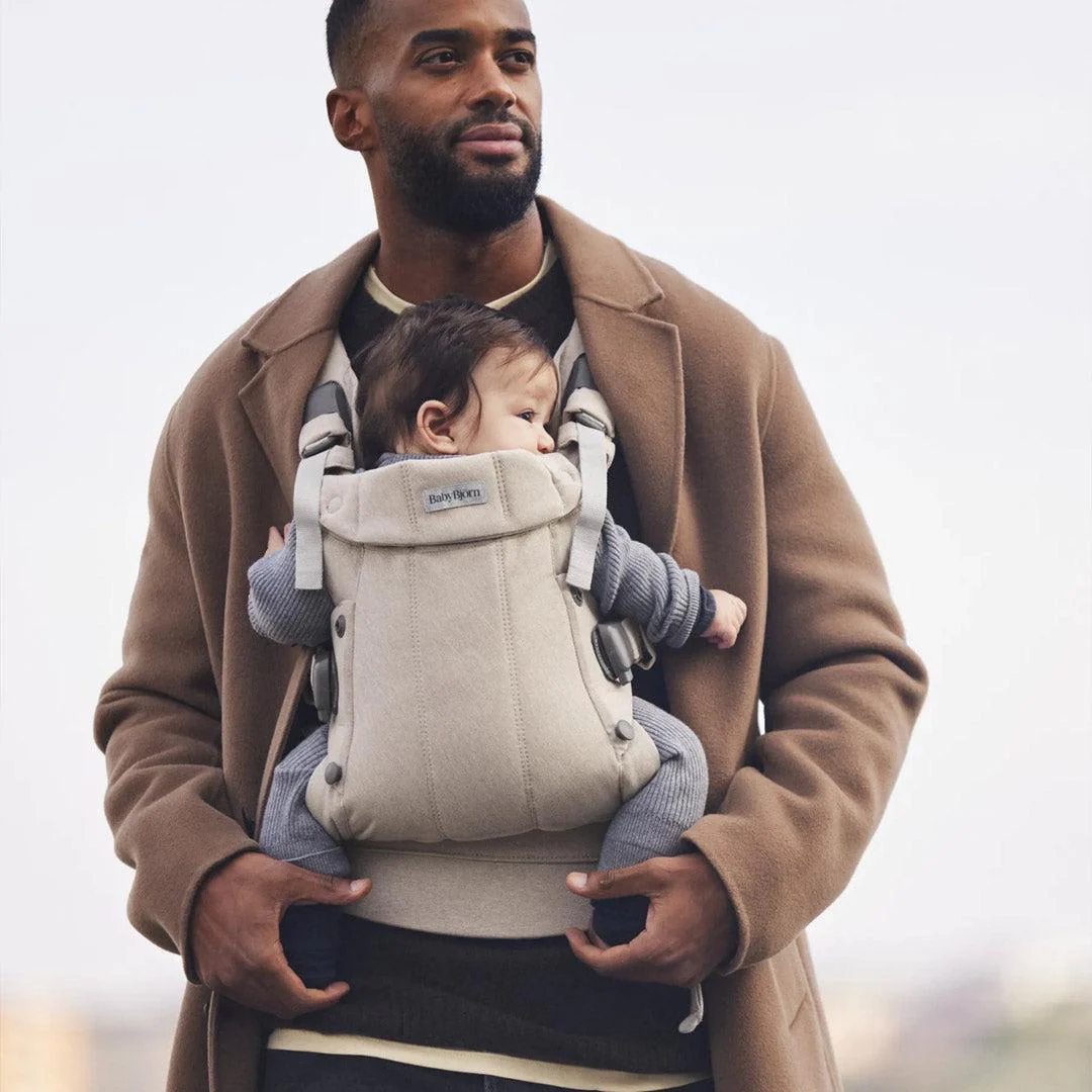 BabyBjorn Harmony Woven Melange - Light Beige - Image 2