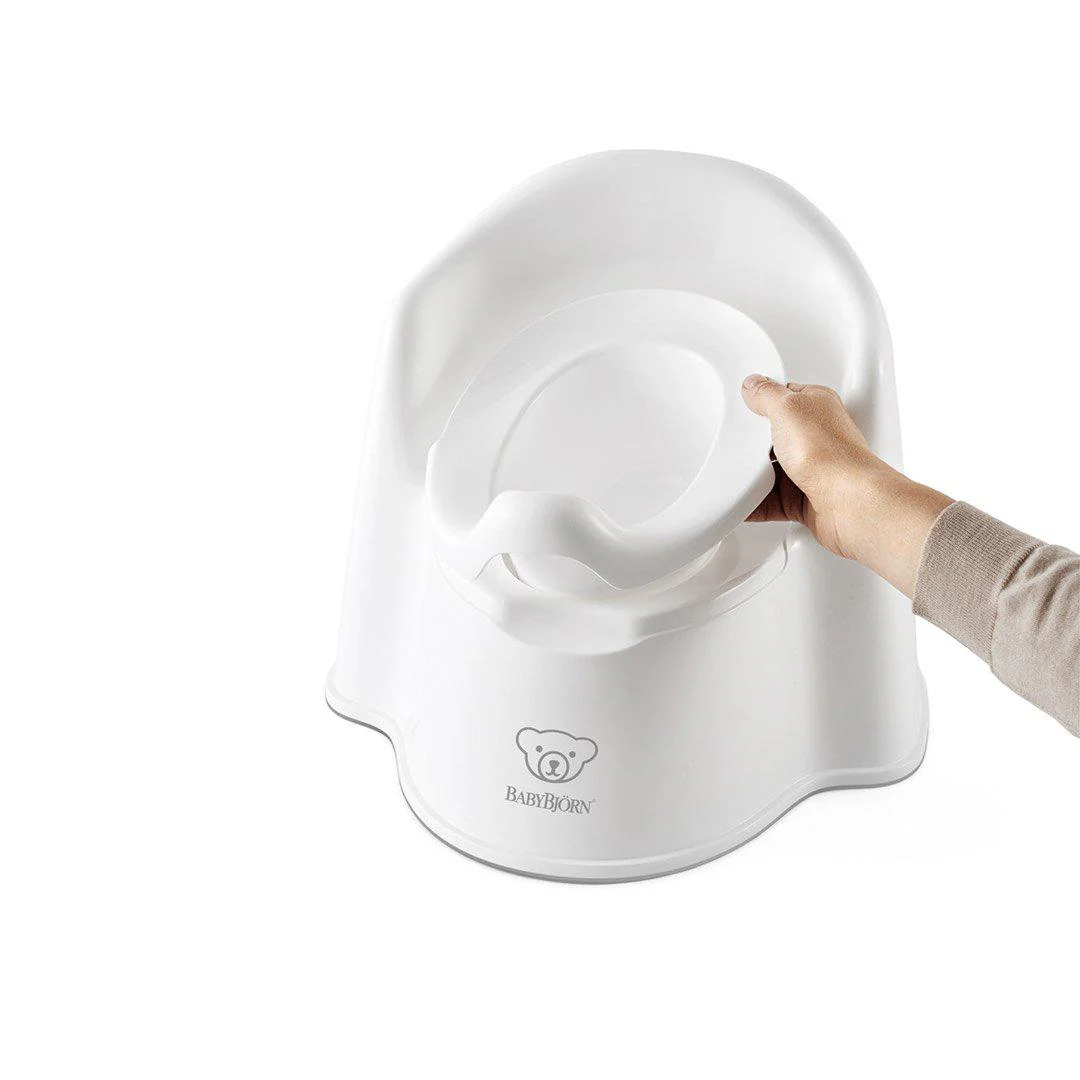 BabyBjorn Potty Chair - Grey/White - Image 3