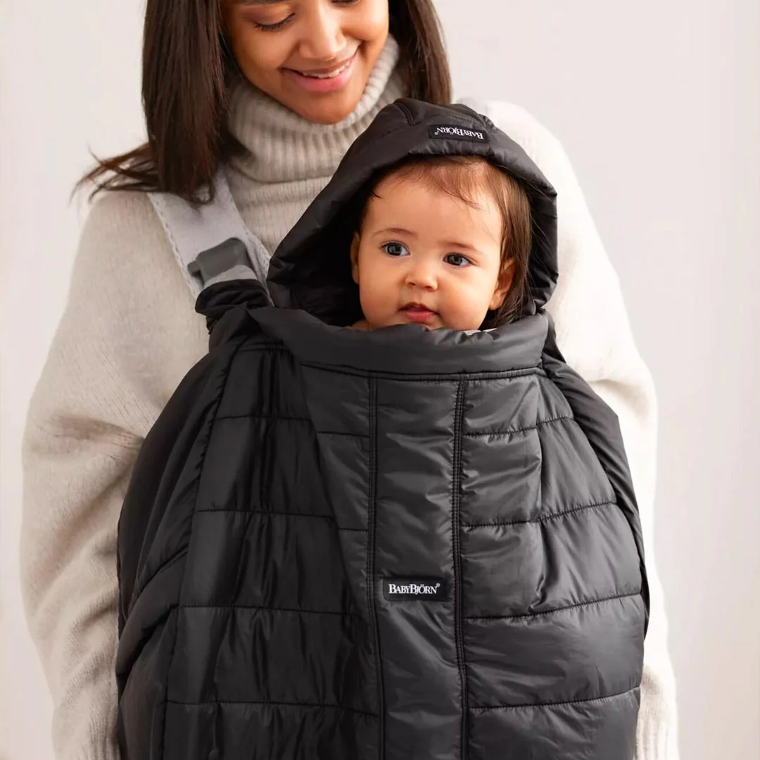 BabyBjörn Winter Cover For Baby Carrier - Black - Image 5