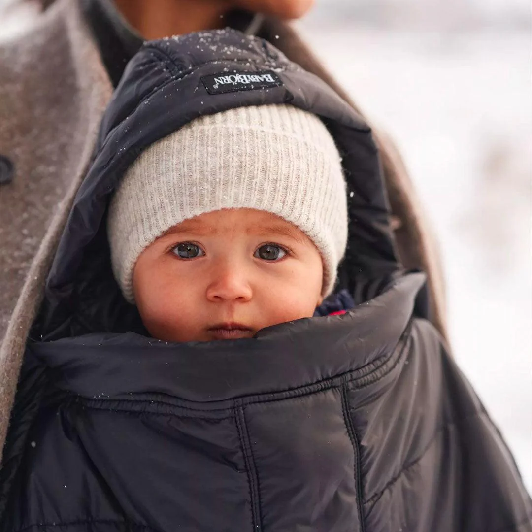 BabyBjörn Winter Cover For Baby Carrier - Black - Image 6
