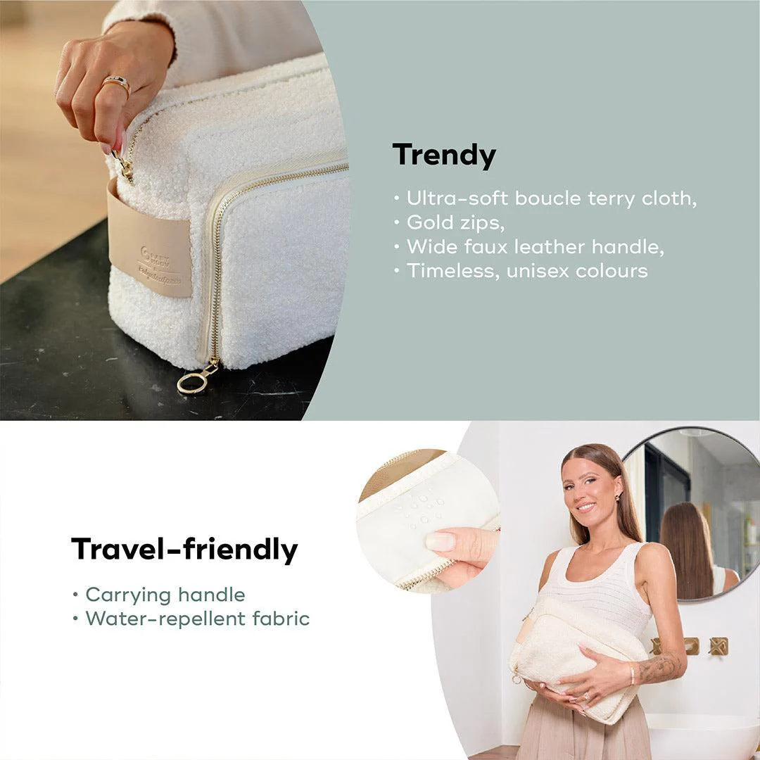 Babymoov Large Baby Toiletry Bag Kit Curl - White - Image 5