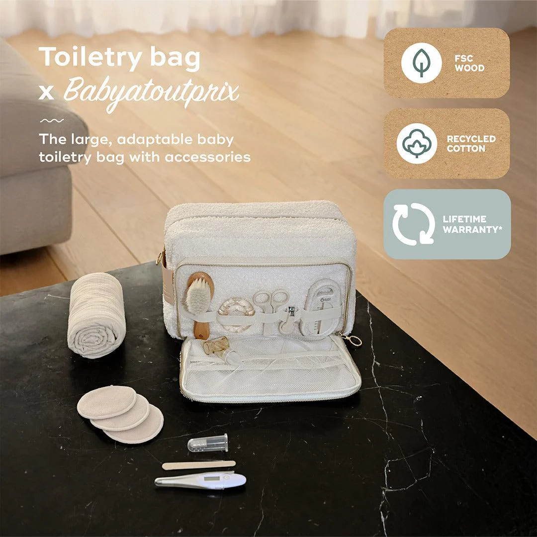 Babymoov Large Baby Toiletry Bag Kit Curl - White - Image 8