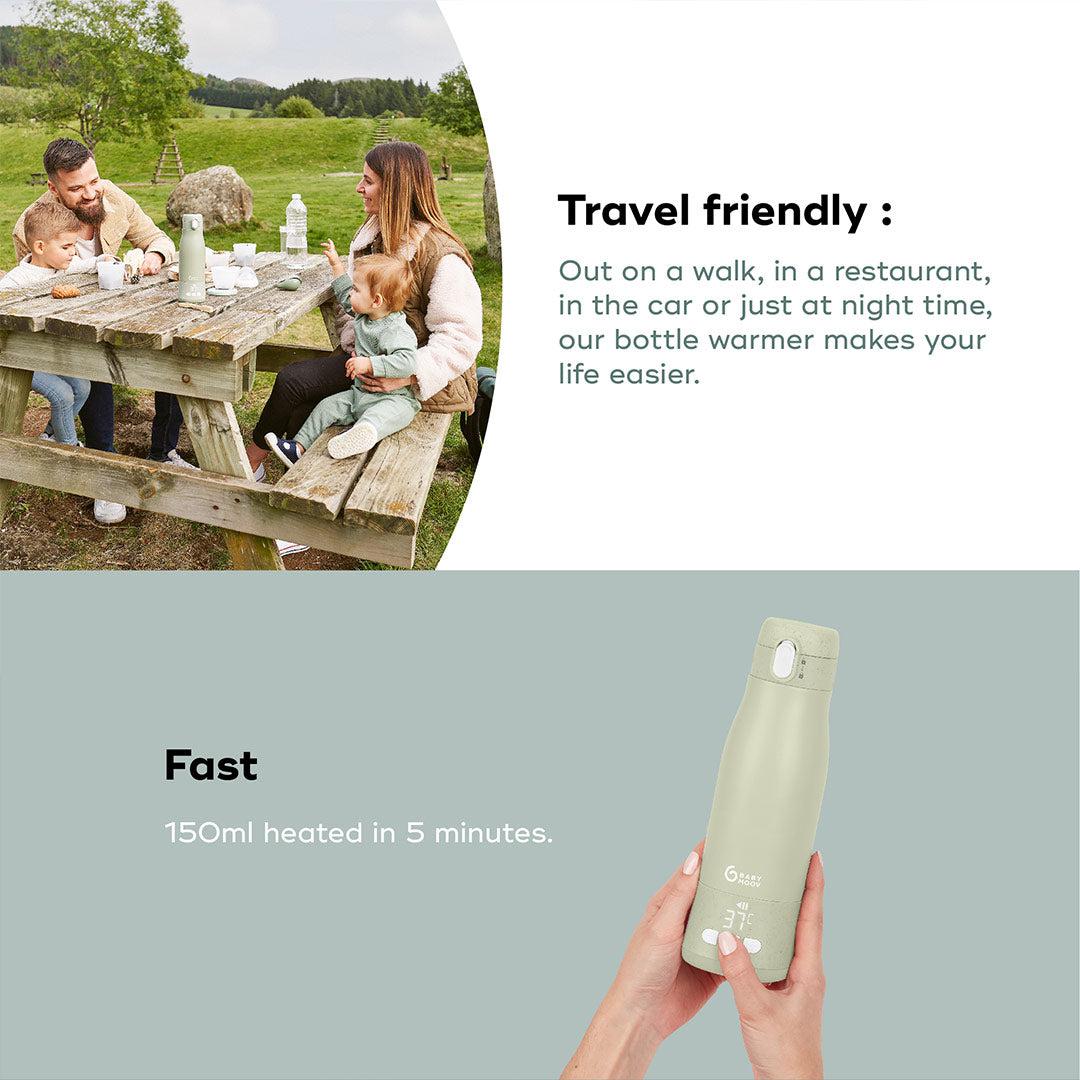 Babymoov Moov + Feed Autonomous Bottle Warmer - Green - Image 5