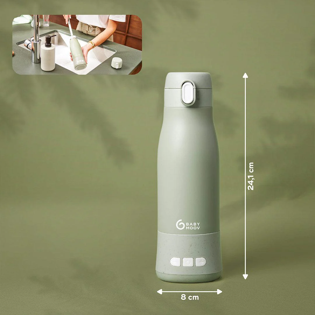 Babymoov Moov + Feed Autonomous Bottle Warmer - Green - Image 7