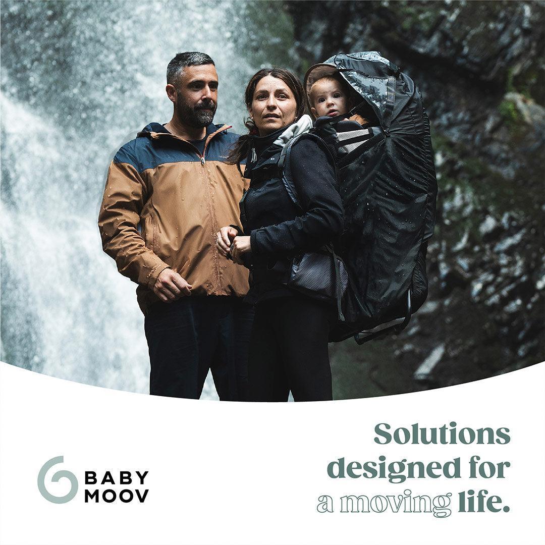 Babymoov Moov & Hike Baby Carrier & Raincover Bundle Set - Dune - Image 11