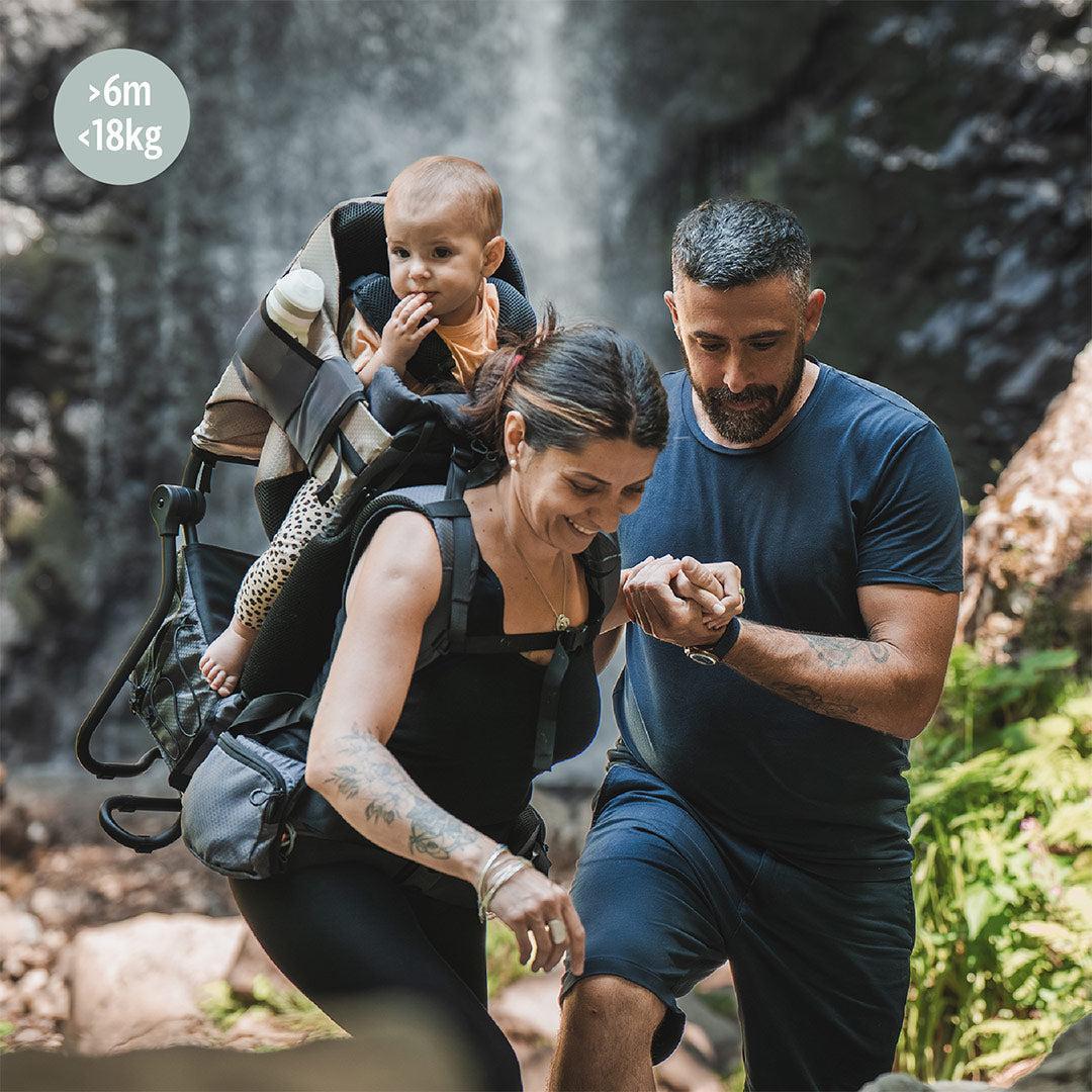 Babymoov Moov & Hike Baby Carrier & Raincover Bundle Set - Dune - Image 9