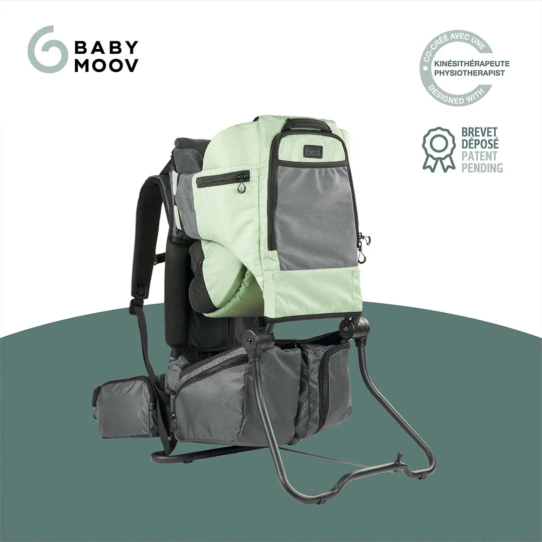Babymoov Moov & Hike Baby Carrier - Sage Green - Image 14