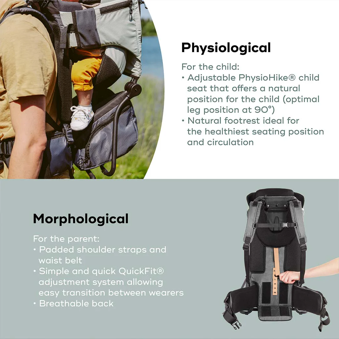 Babymoov Moov & Hike Baby Carrier - Sage Green - Image 5