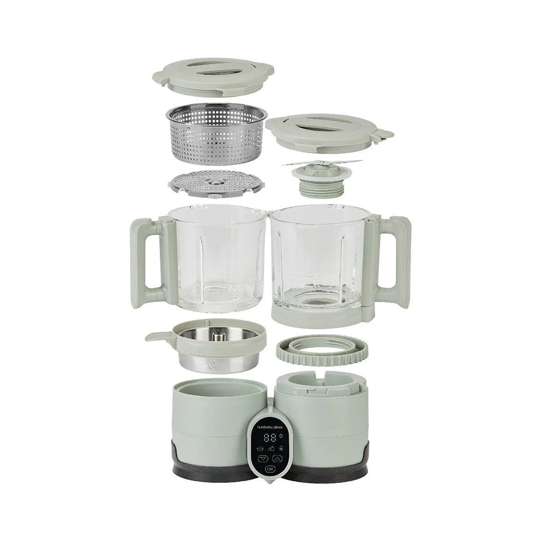 Babymoov Nutribaby Glass Baby Food Maker - Green - Image 10