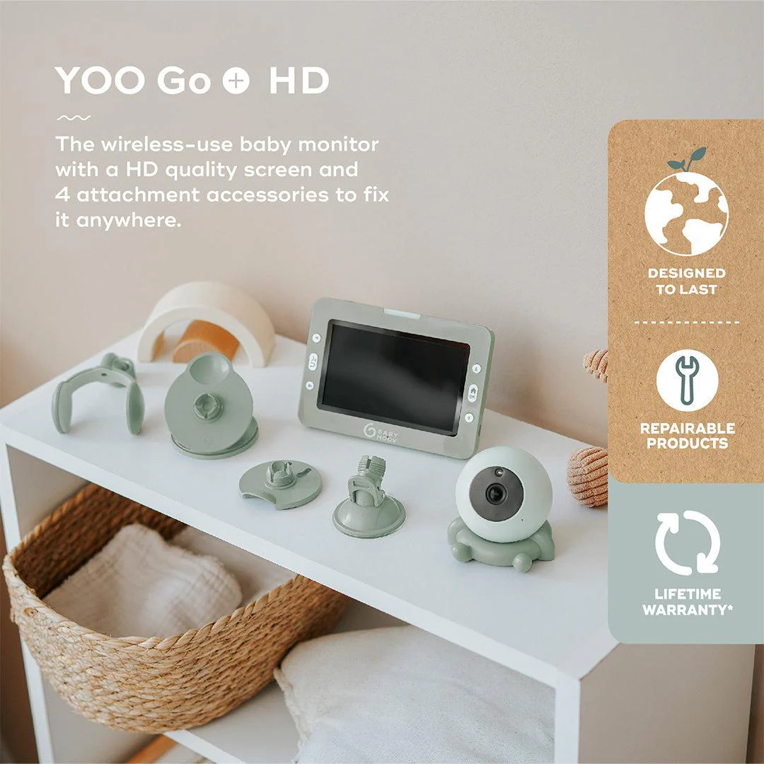 babymoov YOO Go Plus 5" HD Video Monitor - Green - Image 10