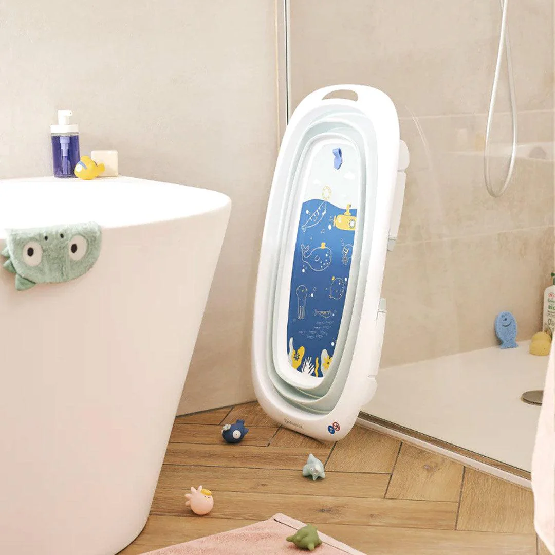 Badabulle Foldable Bath Tub - Blue - Image 3