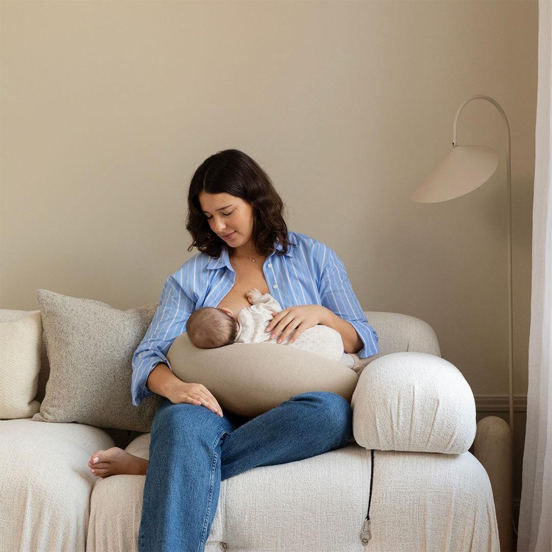 bbhugme Nursing Pillow Cover - Seashell Beige - Image 2