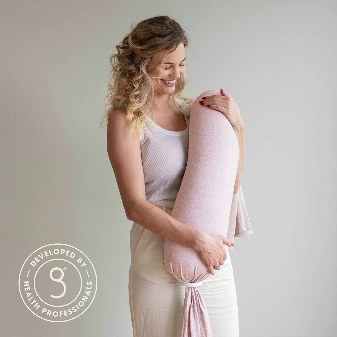 bbhugme Nursing Pillow - Pink Melange - Image 5