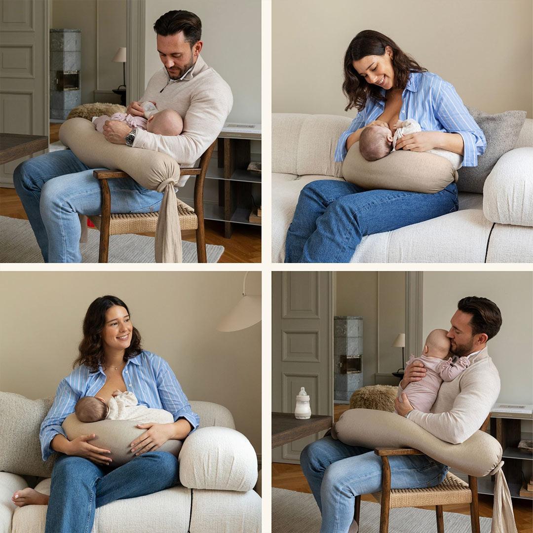 bbhugme Nursing Pillow - Seashell Beige - Image 3