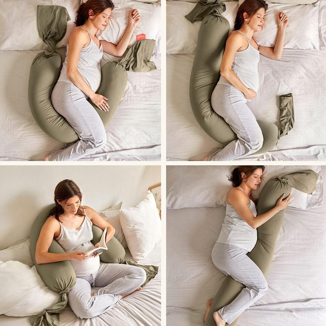bbhugme Pregnancy Pillow - Dusty Olive - Image 4