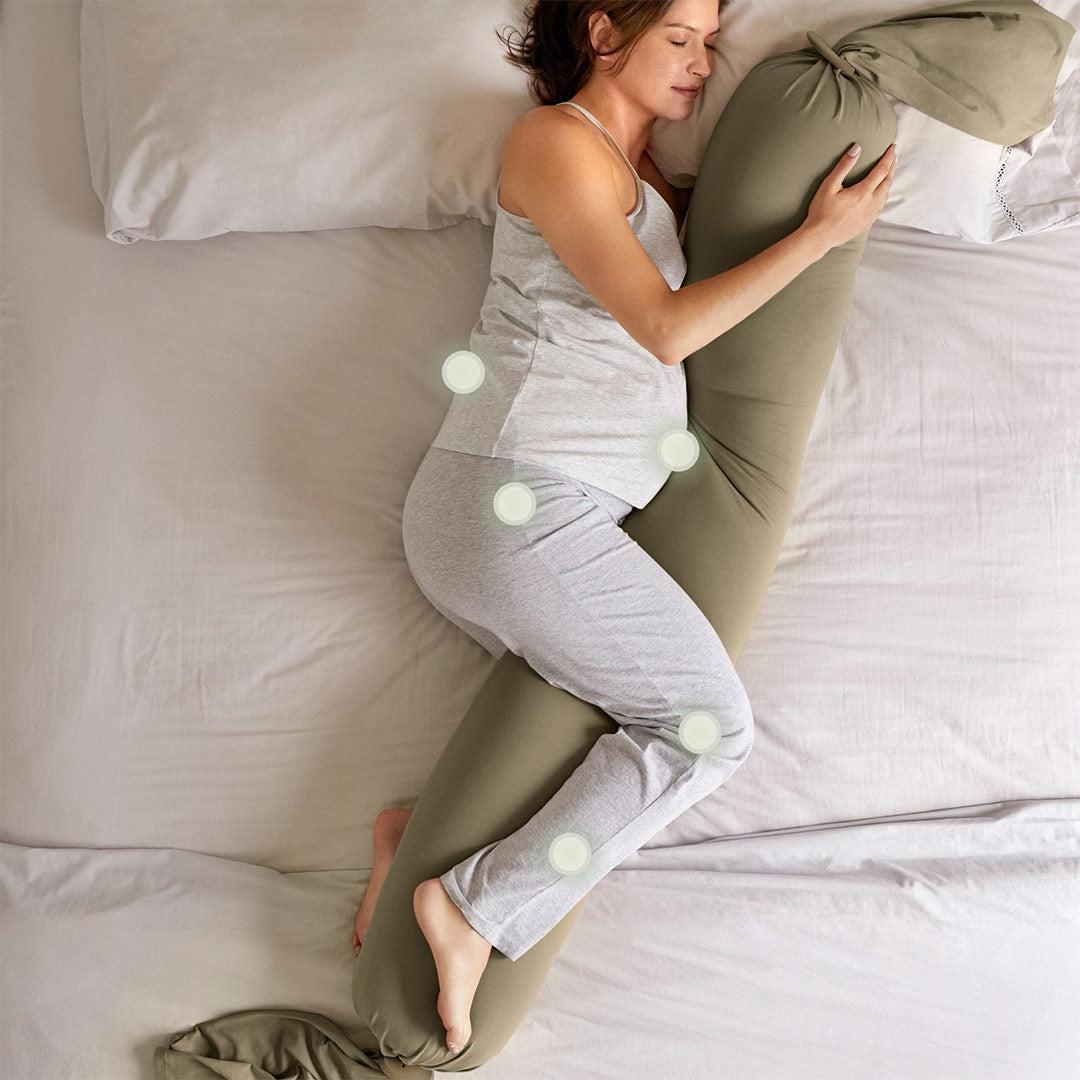 bbhugme Pregnancy Pillow - Dusty Olive - Image 9