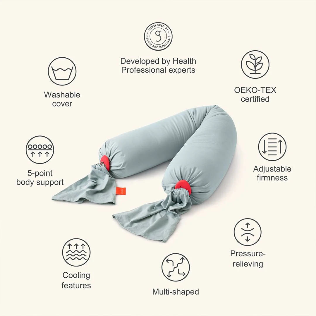 bbhugme Pregnancy Pillow - Eucalyptus - Image 5