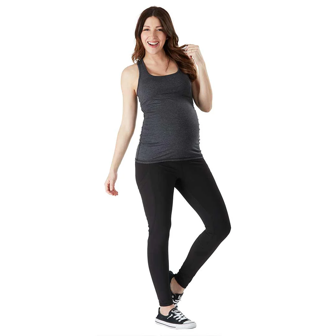 Belly Bandit Activewear Essential Tank - Charcoal - Image 3