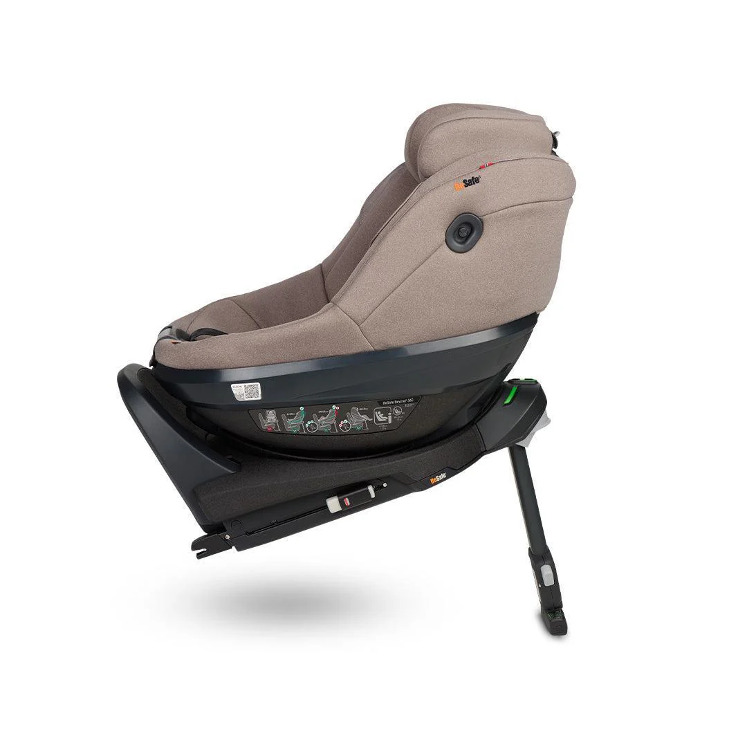 BeSafe Beyond 2 360 Car Seat - Dark Sand Softbreeze - Image 6