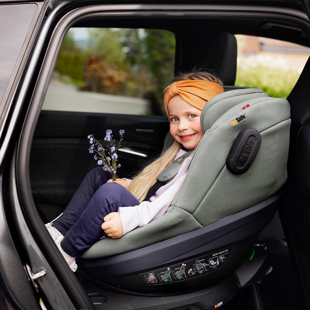 BeSafe Beyond 2 Car Seat - Meadow Green Softbreeze - Image 7