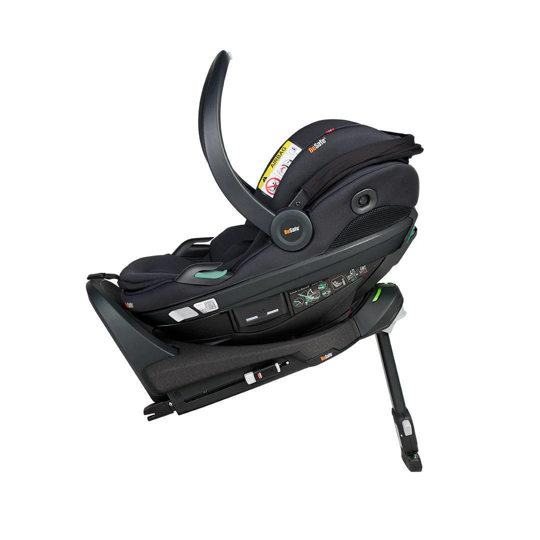 BeSafe Go Beyond 2 Car Seat - Black Softbreeze - Image 3