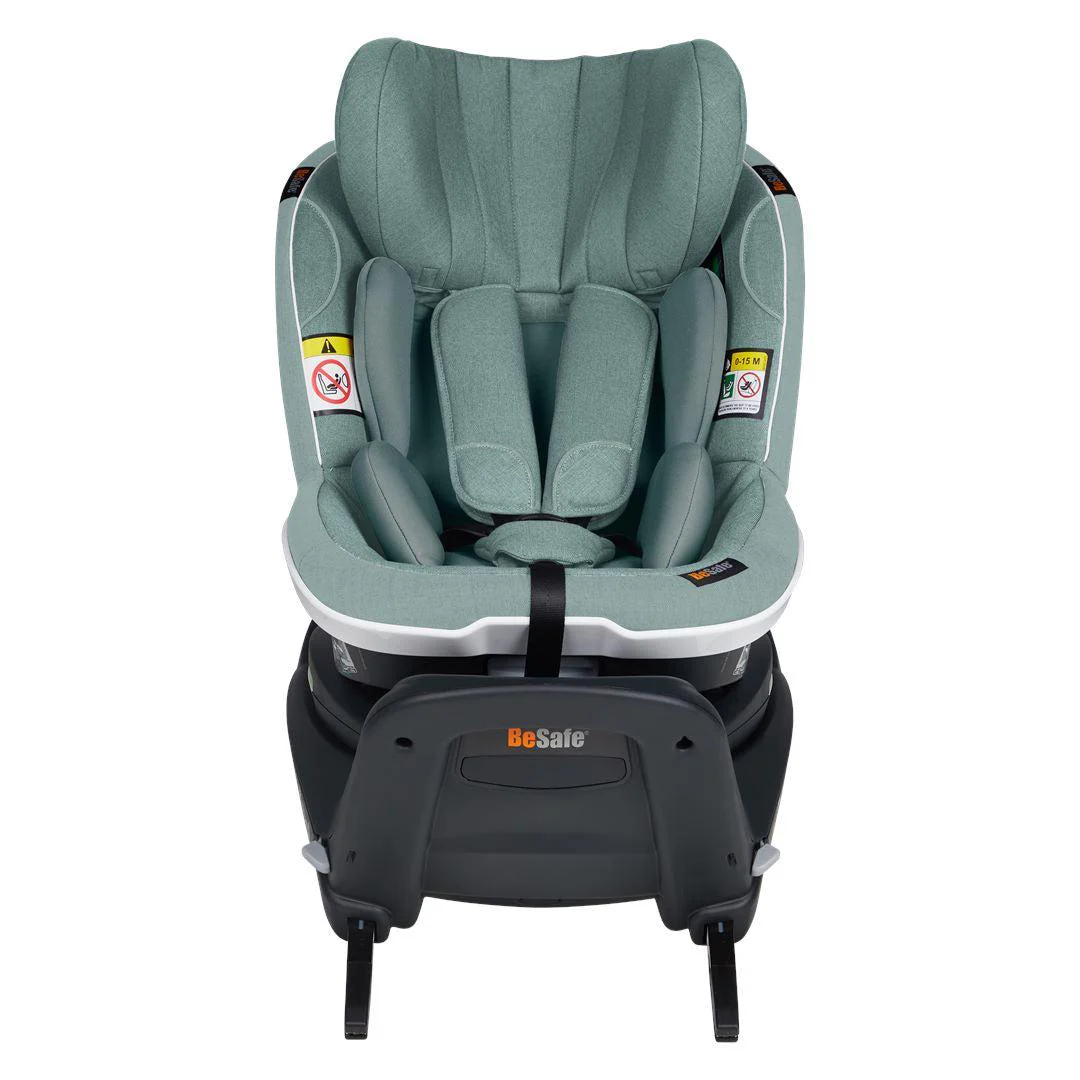 BeSafe iZi Turn i-Size Car Seat - Sea Green Melange - Image 4