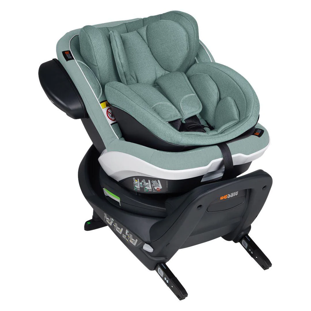 BeSafe iZi Twist B i-Size Car Seat - Sea Green Melange - Image 4