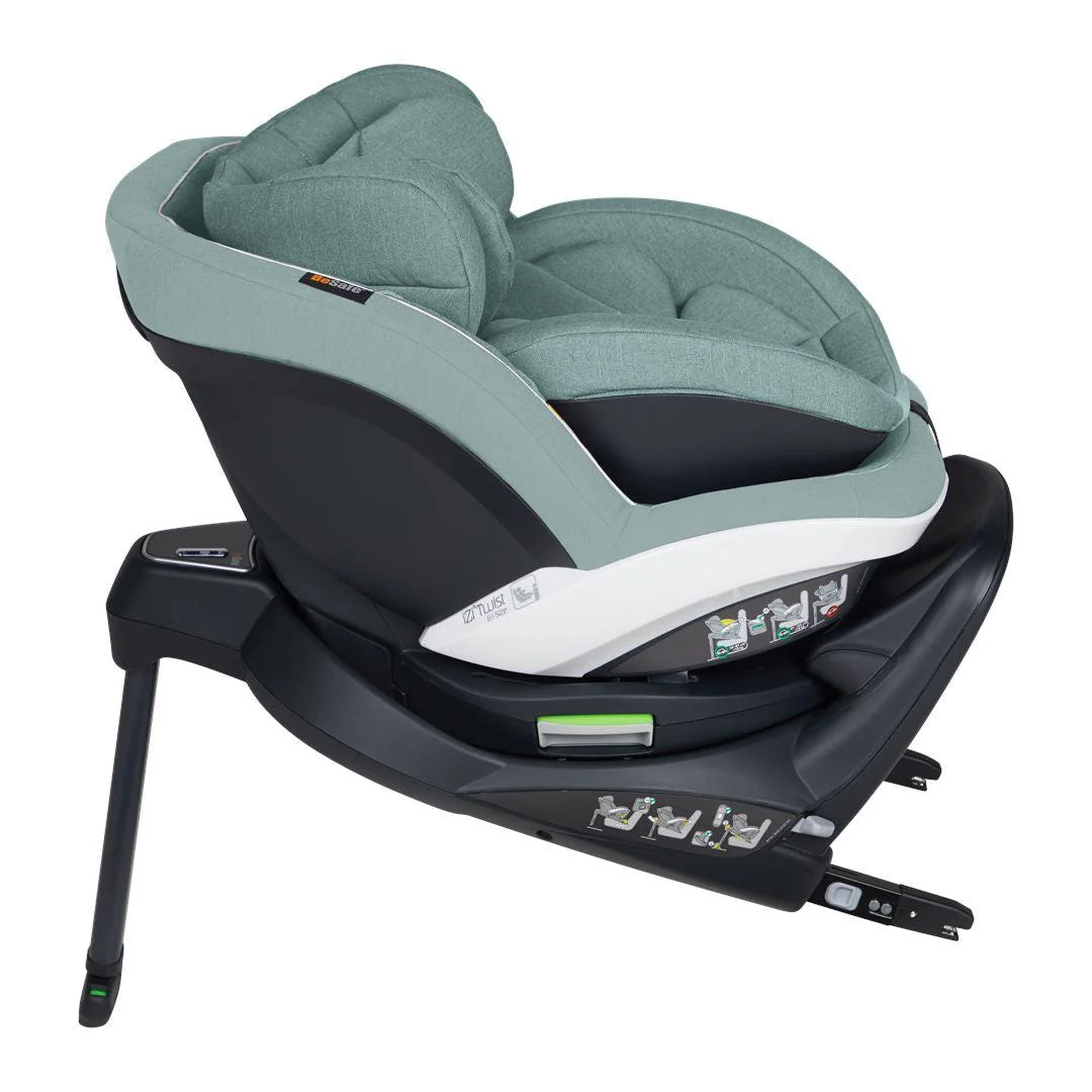 BeSafe iZi Twist B i-Size Car Seat - Sea Green Melange - Image 6