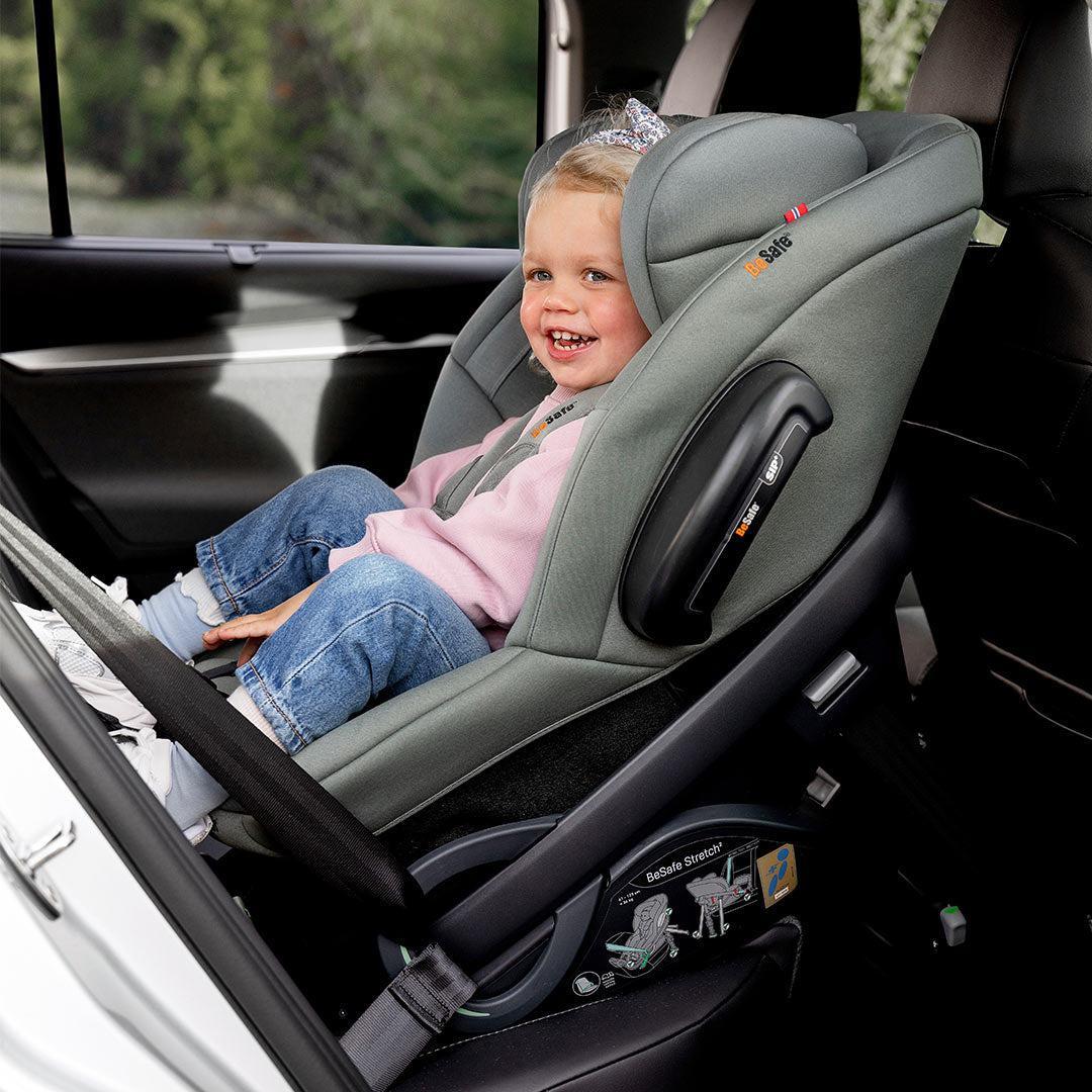 BeSafe Stretch 2 Car Seat - Meadow Green Softbreeze - Image 5