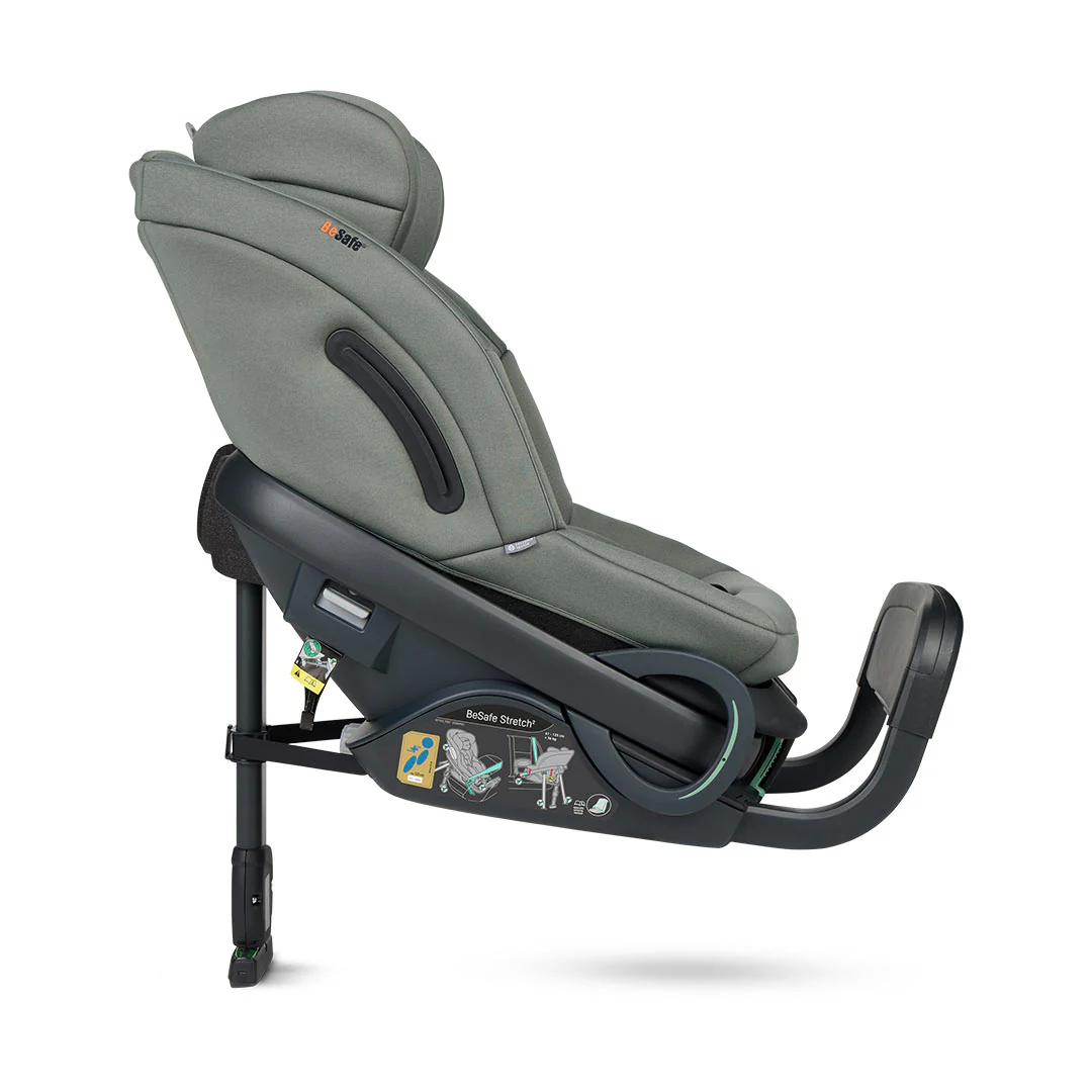 BeSafe Stretch 2 Car Seat - Meadow Green Softbreeze - Image 9