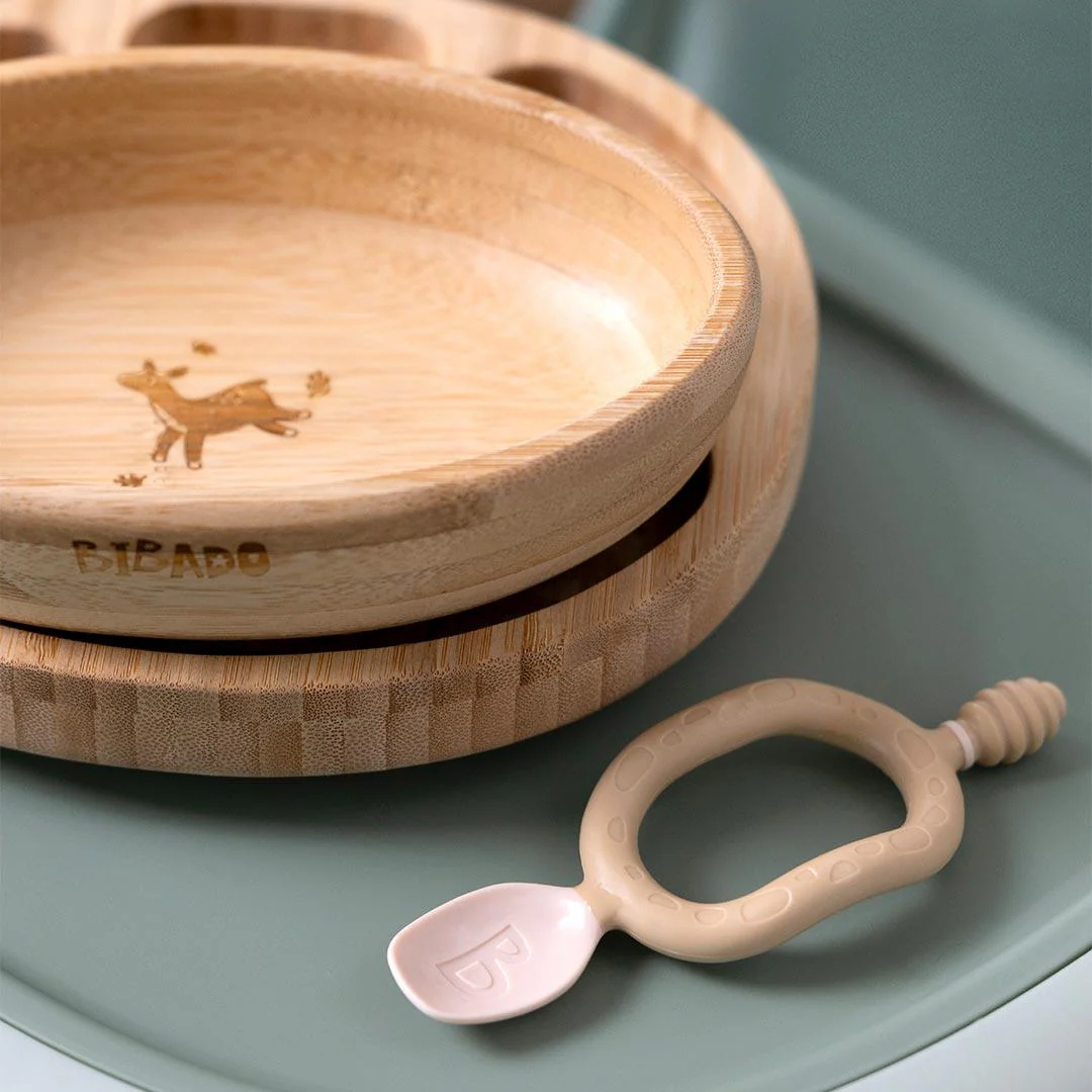Bibado Dippit Multi-Stage Weaning Spoon + Dipper - Fawn - Image 5