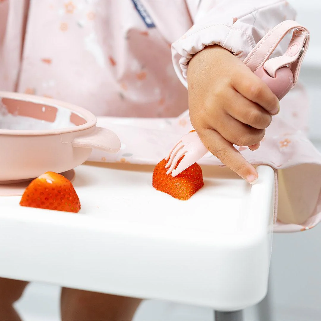 Bibado Handi No Drop Baby Cutlery - Blush - Image 3