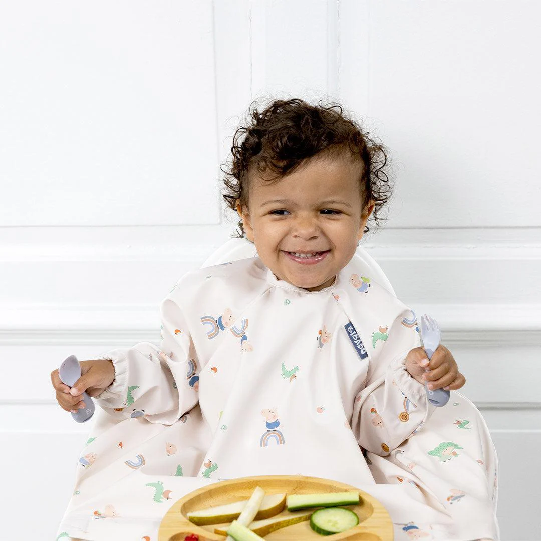 Bibado Handi No Drop Baby Cutlery - Mist - Image 4