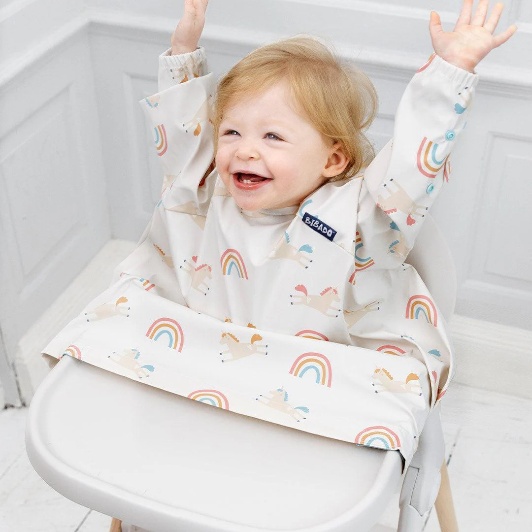 Bibado Long Sleeve Coverall Weaning Bib - Fairytale Foodies - Image 2