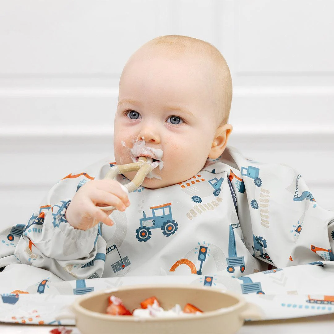 Bibado Long Sleeve Coverall Weaning Bib - Little Loader - Image 7
