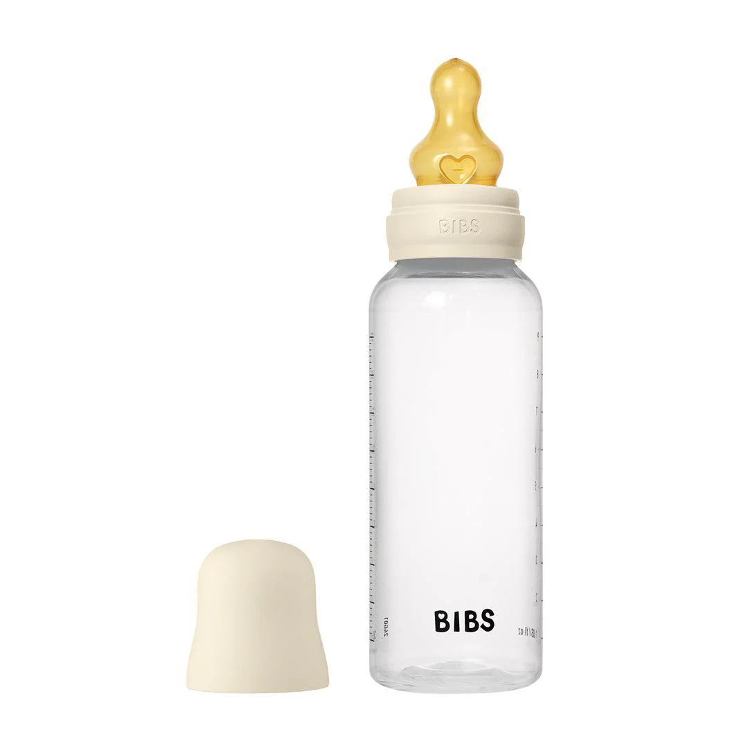 BIBS Baby Bottle Latex 1 Pack - Ivory - Image 6