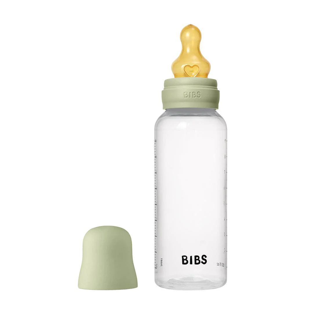 BIBS Baby Bottle Latex 1 Pack - Sage - Image 6