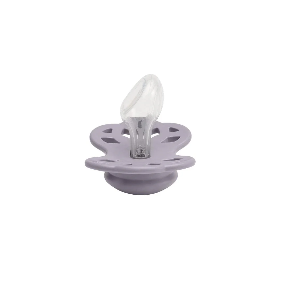 BIBS Infinity Anatomical Pacifier - Grey - Silicone - Image 5