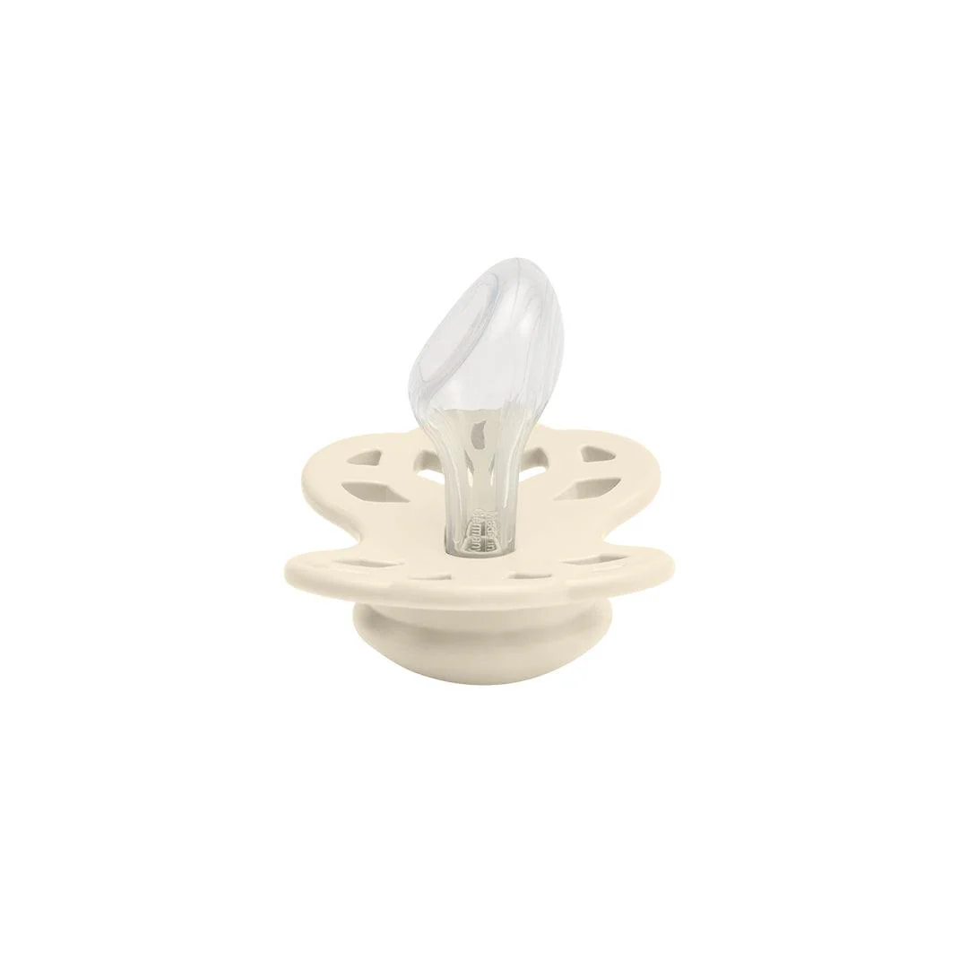 BIBS Infinity Anatomical Pacifier - Ivory - Silicone - Image 5