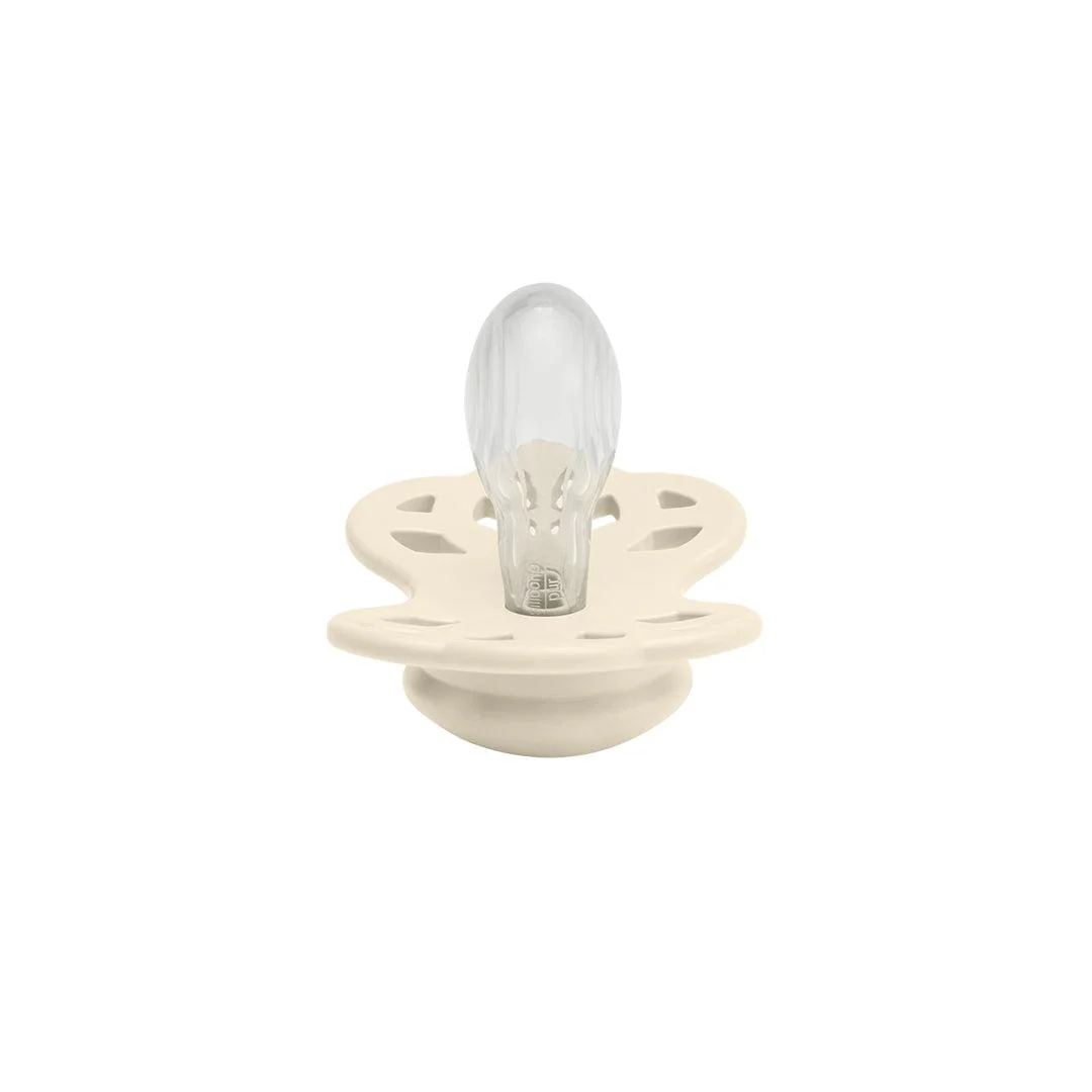 BIBS Infinity Symmetric Pacifier - Ivory - Silicone - Image 5