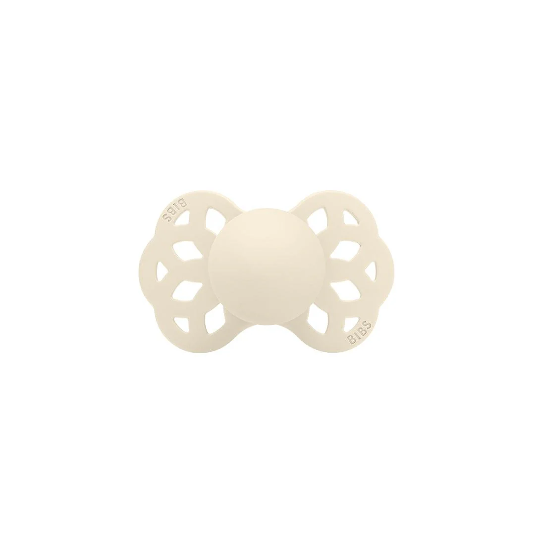 BIBS Infinity Symmetric Pacifier - Ivory - Silicone - Image 6