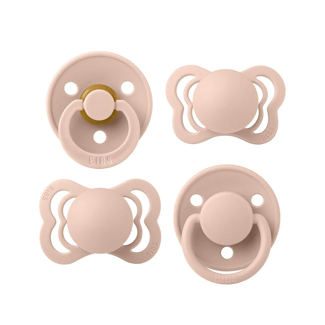 BIBS Try-It Mixed Pacifier Collection - Blush - 4 Pack - Image 4