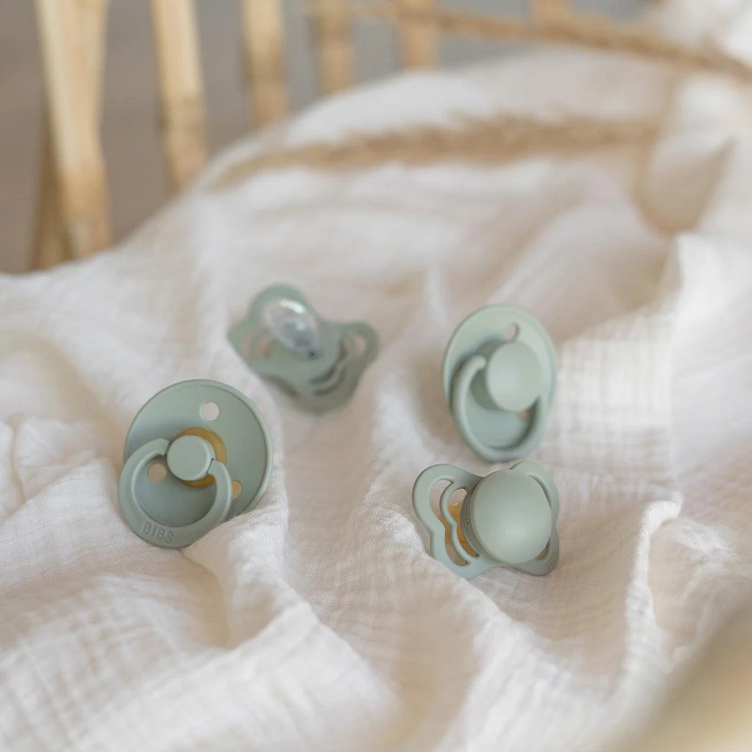 BIBS Try-It Mixed Pacifier Collection - Sage - 4 Pack - Image 2