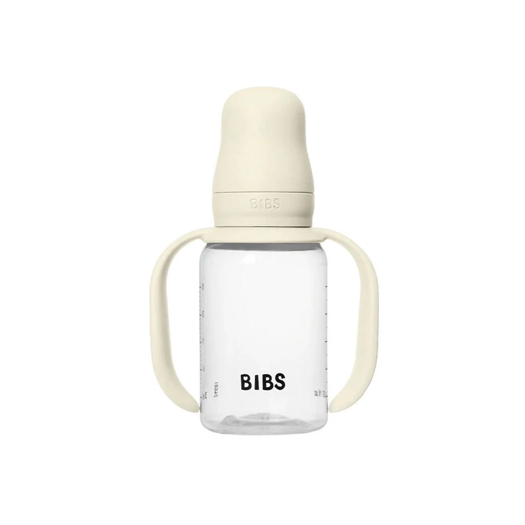 BIBS World Baby Sippy Bottle Spout Silicone 1 Pack 150ml - Ivory - Image 4