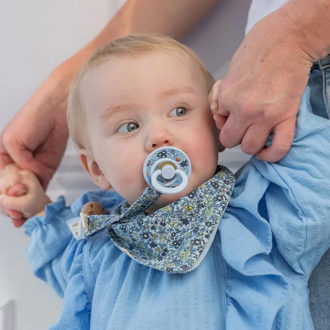 BIBS X LIBERTY Bandana Bib - Ivory - Eloise - Image 2