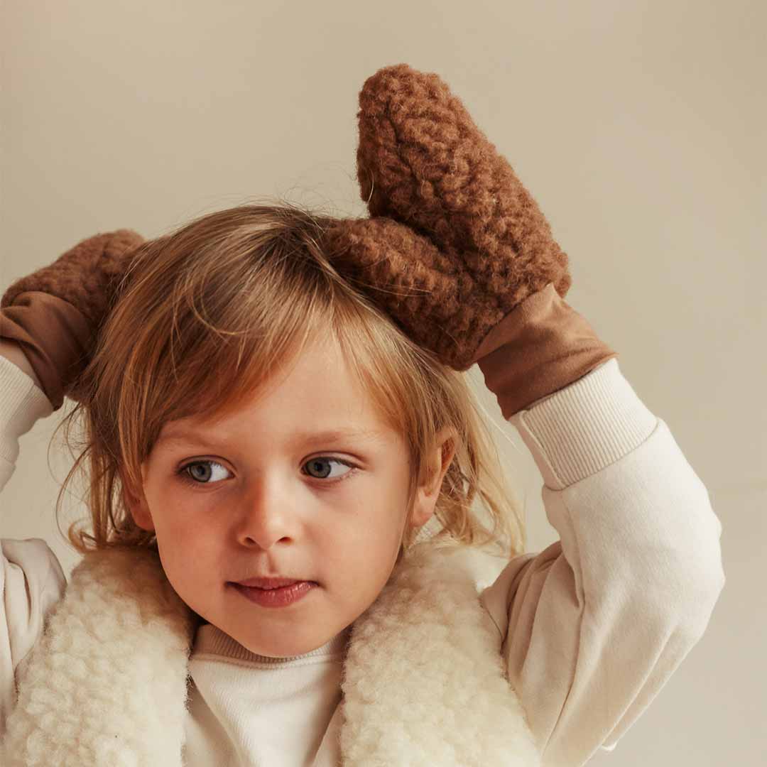 BINIBAMBA Baby Merino Mittens - Bruno - Image 5