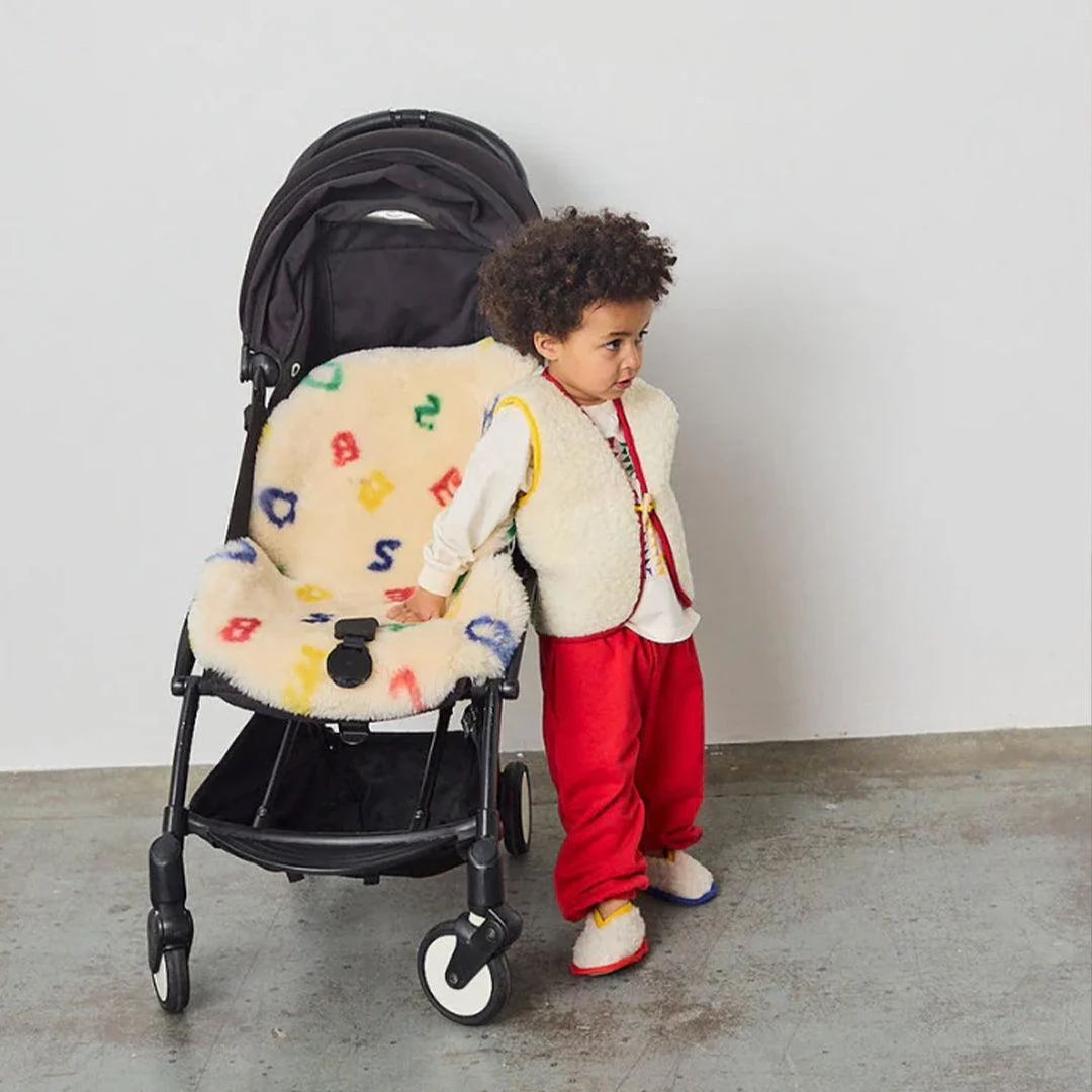 BINIBAMBA BOBO X BINI Merino Snugglevest - Milk - Image 4