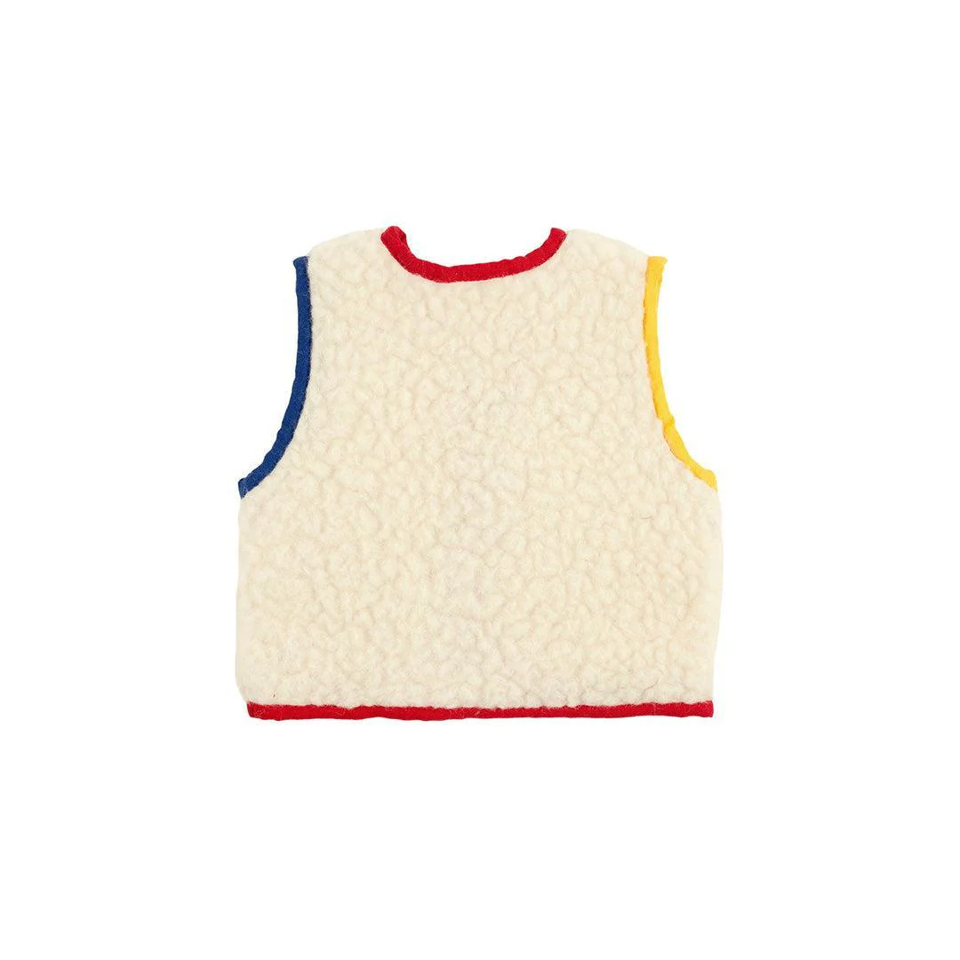BINIBAMBA BOBO X BINI Merino Snugglevest - Milk - Image 11