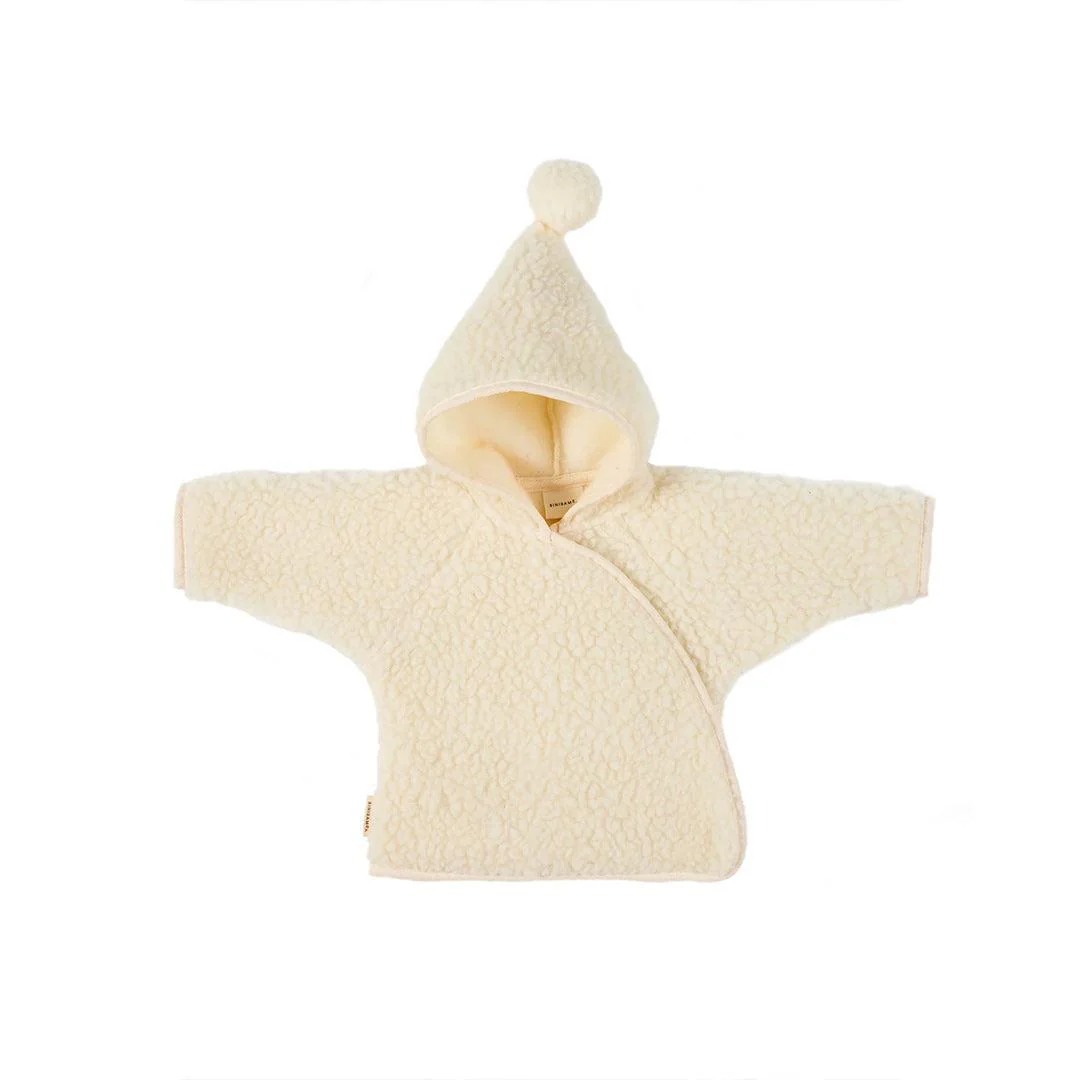 BINIBAMBA Merino Snugglejacket - Milk
